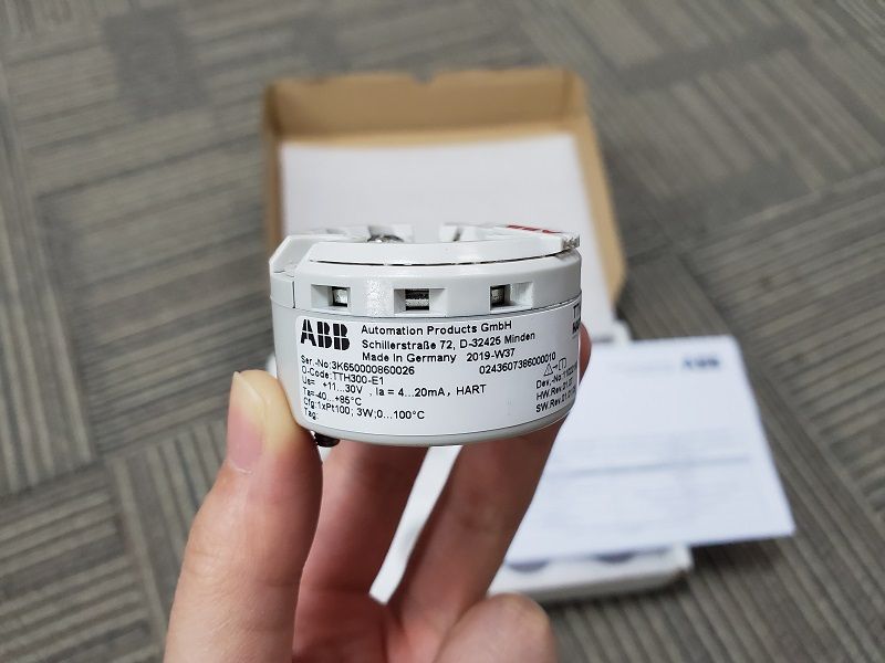 High quality ABB TTH300E1HBF Head-mount temperature transmitter in stock.