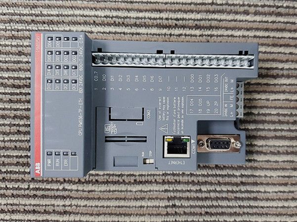 ABB PM591-2ETH, PM591-2ETH:AC500,Programmable Logic Controller 4MB, 24VDC, 2xETHERNET.