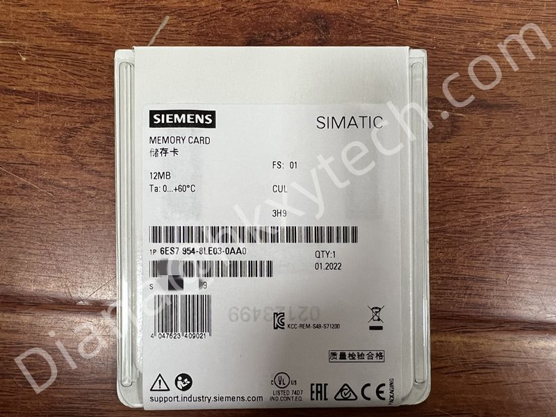In stock Siemens 6ES7954-8LE03-0AA0 SIMATIC S7, MEMORY CARD for sale. We have large stock availability for Siemens 6ES7954-8LE03-0AA0.