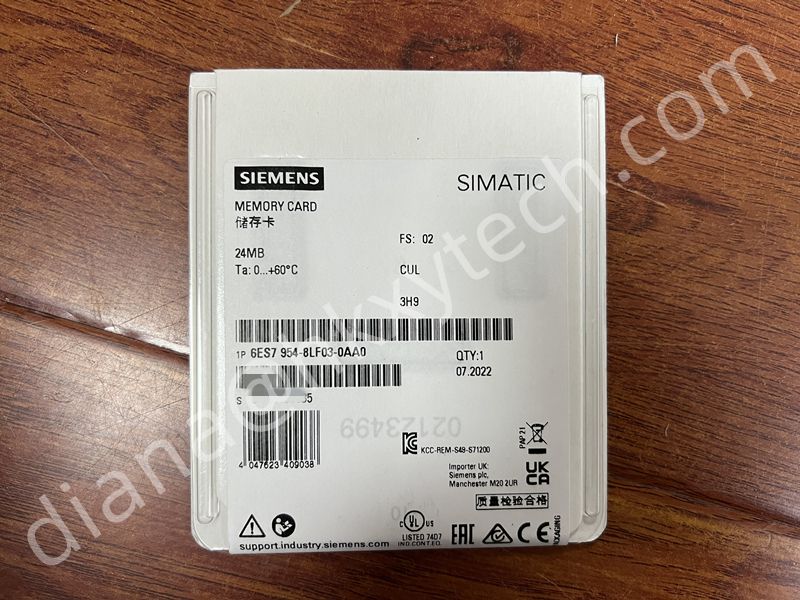 In stock Siemens 6ES7954-8LF03-0AA0 SIMATIC S7, MEMORY CARD products made in Germany with large quantity in stock for sale.