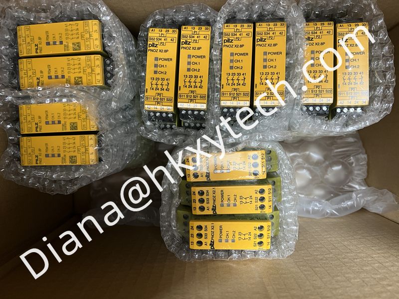 PILZ PNOZ X2.8P Single/Dual-Channel Safety Switch/Interlock Safety Relay in stock for sale. We supply 100% brand new PILZ PNOZ X2.8P relay.