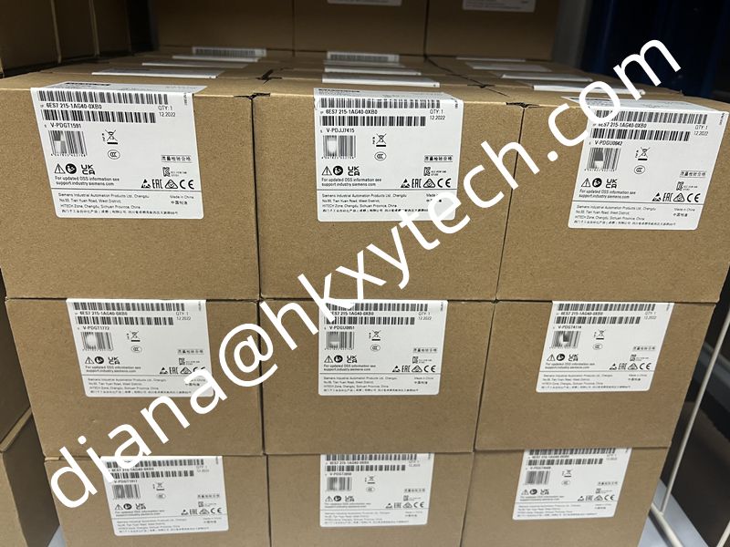 Siemens 6ES7215-1AG40-0XB0 SIMATIC S7-1200 compact CPU in stock at HKXY. All new arrival Siemens 6ES7215-1AG40-0XB0 with good production time.