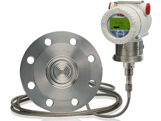 ABB 266GRT Gauge pressure transmitter with remote diaphragm seal.