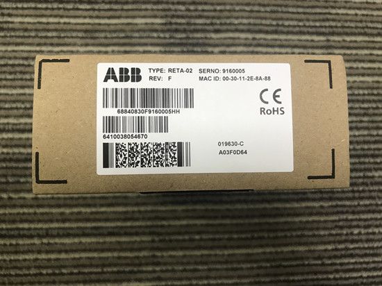 Brand new ABB RETA-02 Ethernet Adapter, ABB ACS800 drive module spare parts products.