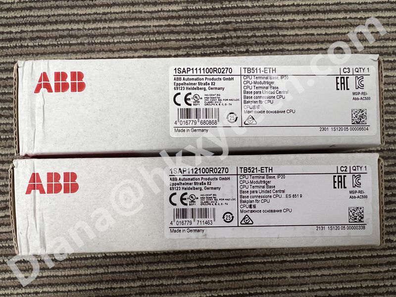Reliable supplier for ABB TB521-ETH Terminal Base product. We supply stock TB521-ETH with competitive price.