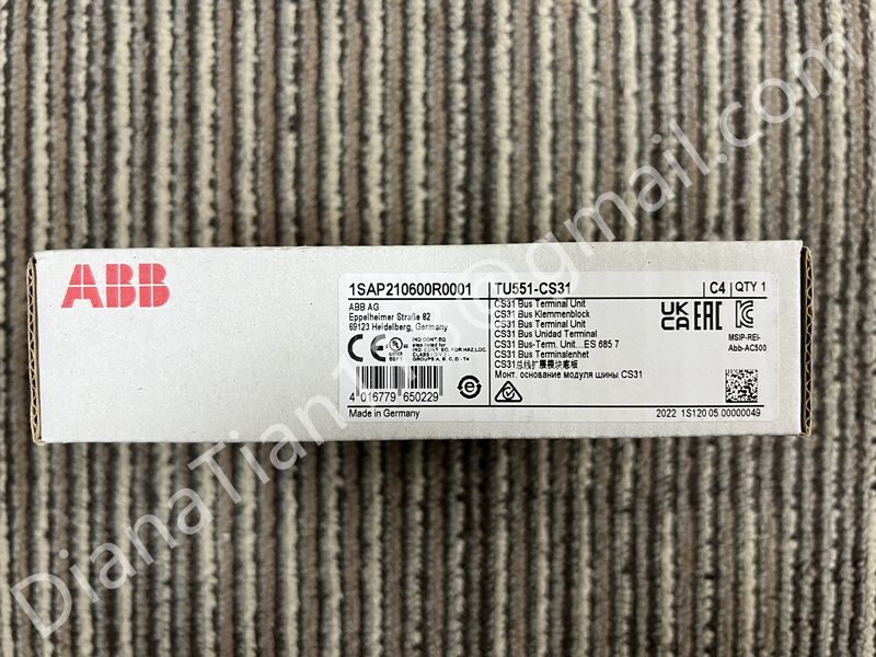 New arrival ABB 1SAP210600R0001 TU551-CS31:S500,Bus Terminal Unit products in stock for sale. We supply 100% brand new and original ABB TU551-CS31.