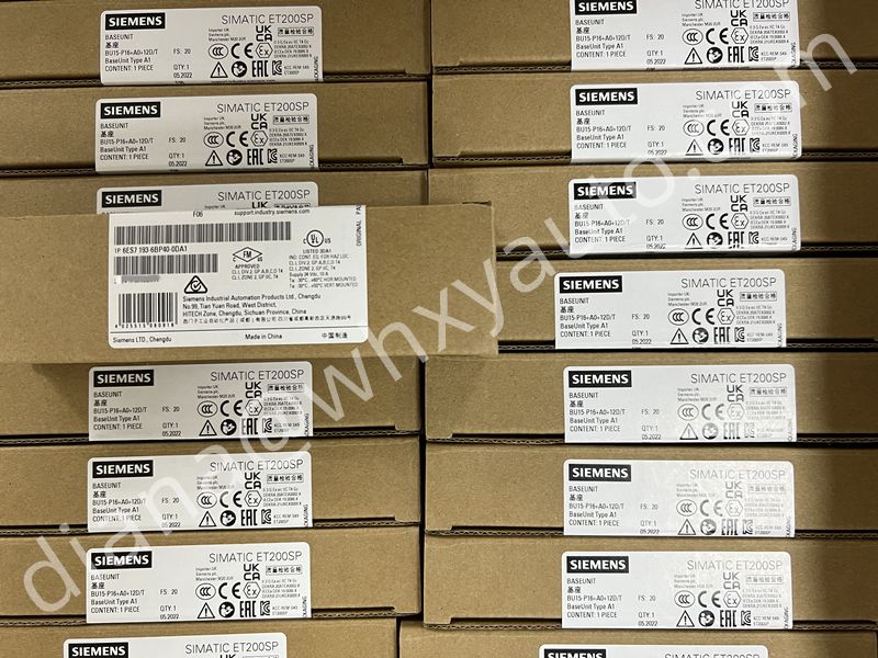 Siemens 6ES7193-6BP40-0DA1 SIMATIC ET 200SP, BaseUnit. In stock 6ES7193-6BP40-0DA1 for sale with competitive price at HKXY.