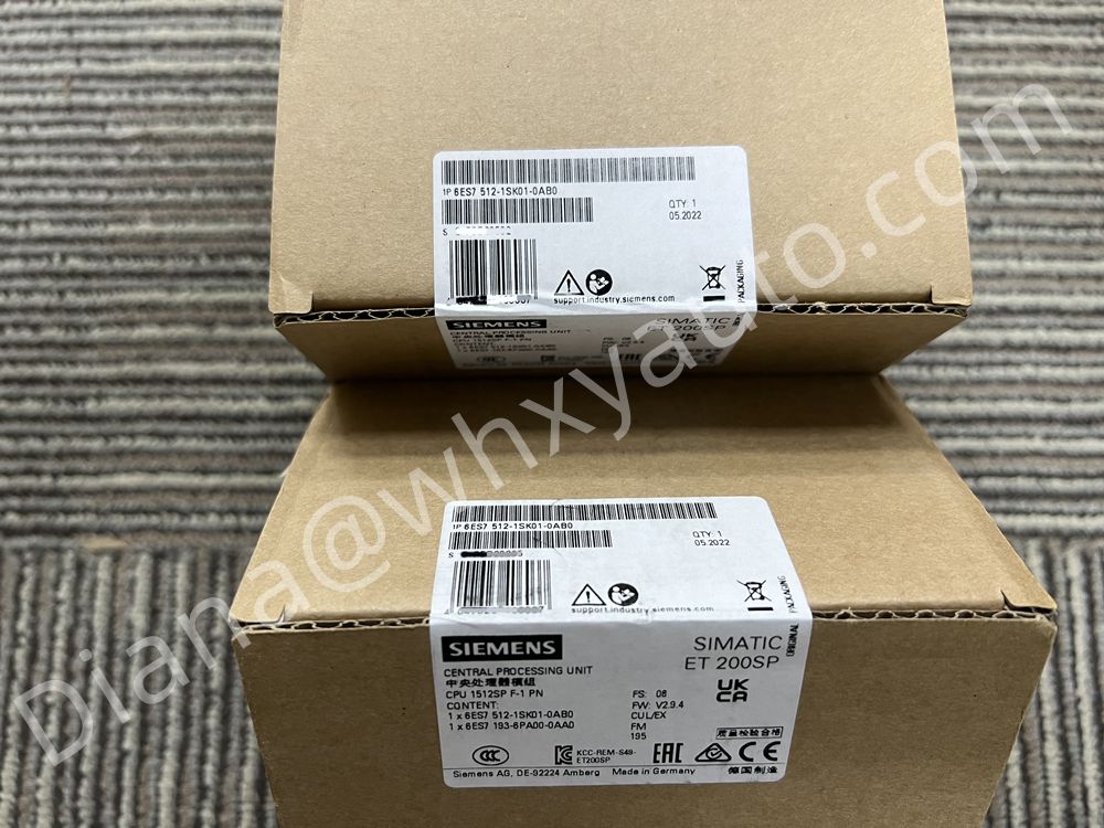 Good quality Siemens 6ES7512-1SK01-0AB0 SIMATIC DP, CPU 1512SP F-1 PN for ET 200SP, we have some pieces of 6ES7512-1SK01-0AB0 in stock for sale.
