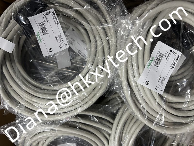In stock good quality Schneider BMXFCW503 cord set, Modicon M340, 40-way terminal, two end flying leads, 5m for sale at HKXY.