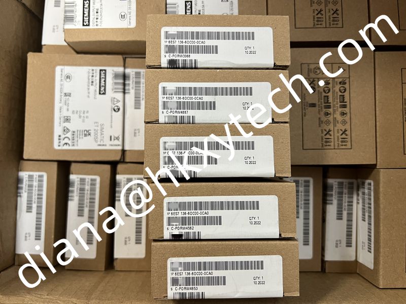 Siemens 6ES7136-6DC00-0CA0 SIMATIC DP, Electronics module ET 200SP series product in stock. Our stock Siemens 6ES7136-6DC00-0CA0 with good production time.