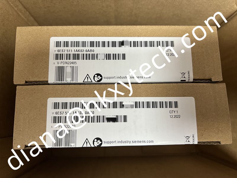 In stock Siemens 6ES7511-1AK02-0AB0 SIMATIC S7-1500 CPU 100% original Siemens 6ES7511-1AK02-0AB0 with factory seal for sale at HKXY now.