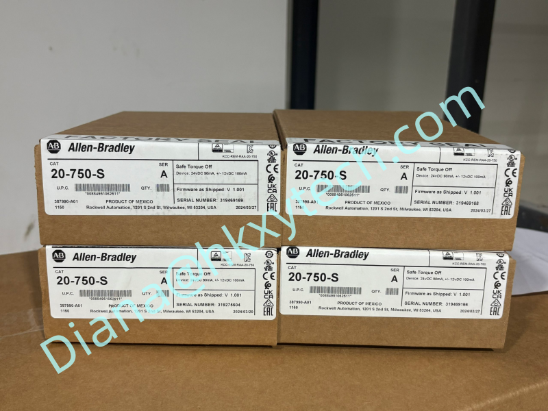 Allen-Bradley 20-750-S PowerFlex 750 Safe Torque Off Module Option Module.