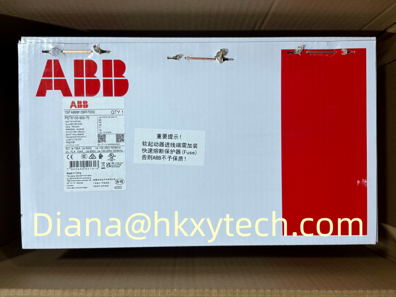 Hot selling ABB PSTX105-600-70 1SFA898109R7000 softstarter are sold at our website,and we can supply a competitive price for you.