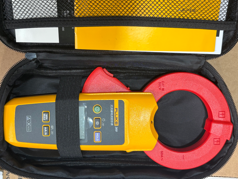Original high performance FLK 369 True-RMS Leakage Current Clamp Meter 60A AC 61mm Jaw High Accuracy In Stock